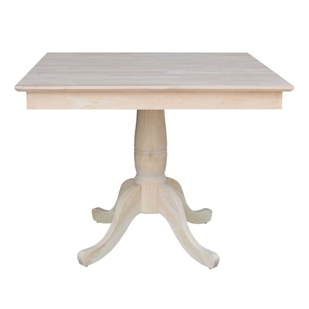 International Concepts 36 in. x 36 in. Square Top Pedestal Table - 29.1 in.H K-3636TP-30P